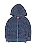 Hanna Andersson 100% Cotton Blue Zip Up Hoodie Size 90 cm / US 12-24 MO - photo 1