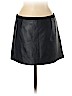 Wayne 100% Leather Black Leather Skirt Size 6 - photo 2