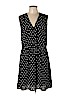 H&M 100% Polyester Black Casual Dress Size 12 - photo 1