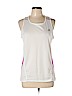 Adidas 100% Polyester White Active Tank Size L - photo 1