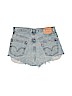 Levi's 100% Cotton Blue Denim Shorts Size 31 waist - photo 2