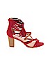 Journee Collection Red Heels Size 7 1/2 - photo 1