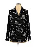 Who What Wear 100% Polyester Black Long Sleeve Blouse Size XL - photo 1