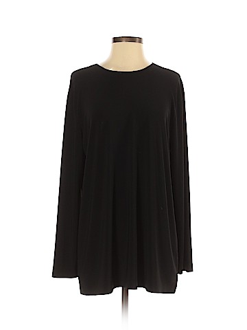 Norma Kamali Long Sleeve Top (view 1)