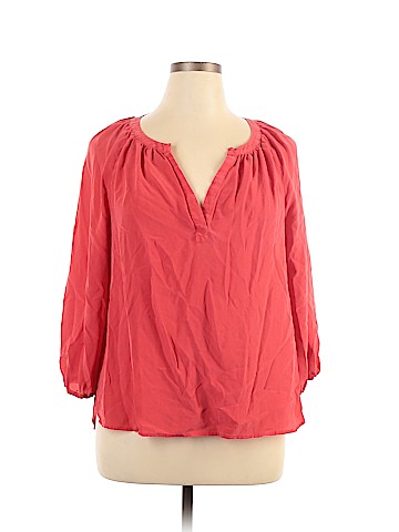 Max Studio 3/4 Sleeve Blouse (view 1)