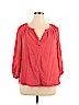 Max Studio Pink 3/4 Sleeve Blouse Size XL - photo 1
