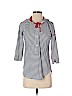 Gretchen Scott Designs Blue 3/4 Sleeve Top Size S - photo 1