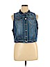 Karen Kane Blue Denim Vest Size 0X - photo 1