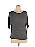 Apt. 9 Black Short Sleeve Top Size XL - photo 1