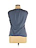 Ann Taylor LOFT Blue Short Sleeve Top Size XL - photo 2