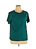 Ann Taylor LOFT Teal Short Sleeve Top Size XL - photo 1
