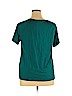 Ann Taylor LOFT Teal Short Sleeve Top Size XL - photo 2