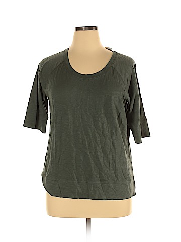 Ann Taylor LOFT 3/4 Sleeve T-Shirt (view 1)