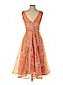 Moulinette Soeurs 100% Polyester Orange Cocktail Dress Size 2 - photo 2