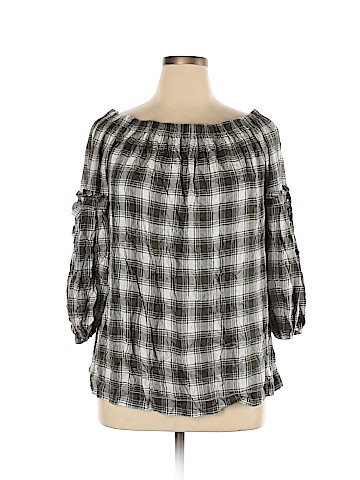 Max Studio 3/4 Sleeve Blouse (view 1)