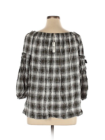 Max Studio 3/4 Sleeve Blouse (view 2)