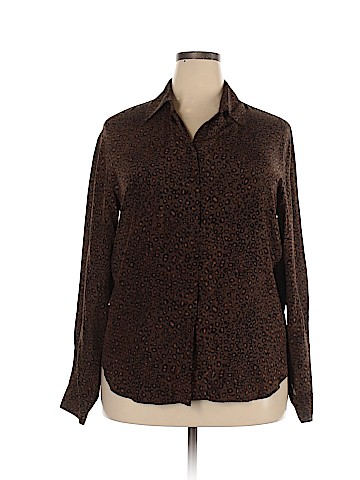 Lord & Taylor Long Sleeve Silk Top (view 1)