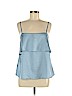 H&M 100% Polyester Blue Sleeveless Blouse Size 8 - photo 1