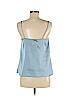 H&M 100% Polyester Blue Sleeveless Blouse Size 8 - photo 2