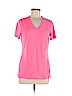 Adidas 100% Polyester Pink Active T-Shirt Size M - photo 1