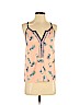 Aqua 100% Polyester Pink Sleeveless Blouse Size XS - photo 1