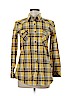 Ochenta 100% Cotton Yellow Long Sleeve Button-Down Shirt Size XL - photo 1