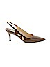 Bruno Magli 100% Leather Brown Heels Size 8 - photo 1