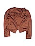 Justice 100% Polyester Brown Jacket Size 8 - 10 - photo 2