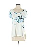 Lucky Brand White Short Sleeve Top Size S - photo 1