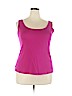 DressBarn 100% Cotton Pink Tank Top Size 1X - photo 1