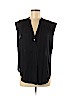 Juicy Couture 100% Silk Black Short Sleeve Silk Top Size S - photo 1