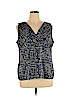 Ann Taylor Factory Black Sleeveless Blouse Size XL - photo 1