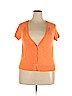 Mossimo Supply Co. 100% Cotton Orange Cardigan Size XXL - photo 1