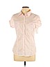 H&M L.O.G.G. 100% Cotton Pink Short Sleeve Button-Down Shirt Size 14 - photo 1