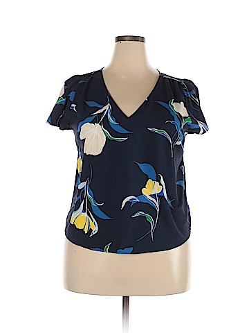 A New Day Short Sleeve Blouse (view 1)