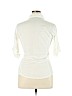 James Perse 100% Cotton White 3/4 Sleeve Button-Down Shirt Size XL (4) - photo 2