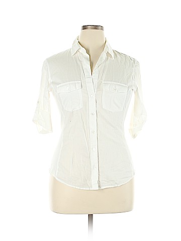 James Perse 3/4 Sleeve Button-Down Shirt (view 1)