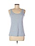 Pure Amici Blue Sleeveless Top Size M - photo 1