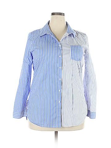 Calvin Klein Long Sleeve Button-Down Shirt (view 1)