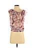 Express 100% Polyester Pink Short Sleeve Blouse Size XS (petite) - photo 1