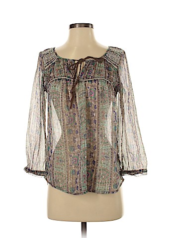 American Eagle Outfitters Long Sleeve Blouse (view 1)