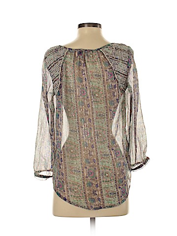 American Eagle Outfitters Long Sleeve Blouse (view 2)