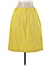 J. McLaughlin 100% Cotton Yellow Casual Skirt Size 8 - photo 2