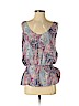 Waverly Grey 100% Silk Blue Sleeveless Silk Top Size S - photo 1
