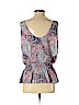 Waverly Grey 100% Silk Blue Sleeveless Silk Top Size S - photo 2