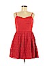 GB 100% Cotton Red Casual Dress Size L - photo 1
