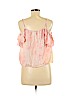 American Eagle Outfitters 100% Viscose Pink Short Sleeve Blouse Size L - photo 2