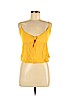 Elodie 100% Rayon Yellow Sleeveless Blouse Size M - photo 1