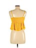 Elodie 100% Rayon Yellow Sleeveless Blouse Size M - photo 2