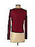 H&M Burgundy Long Sleeve Top Size S - photo 2